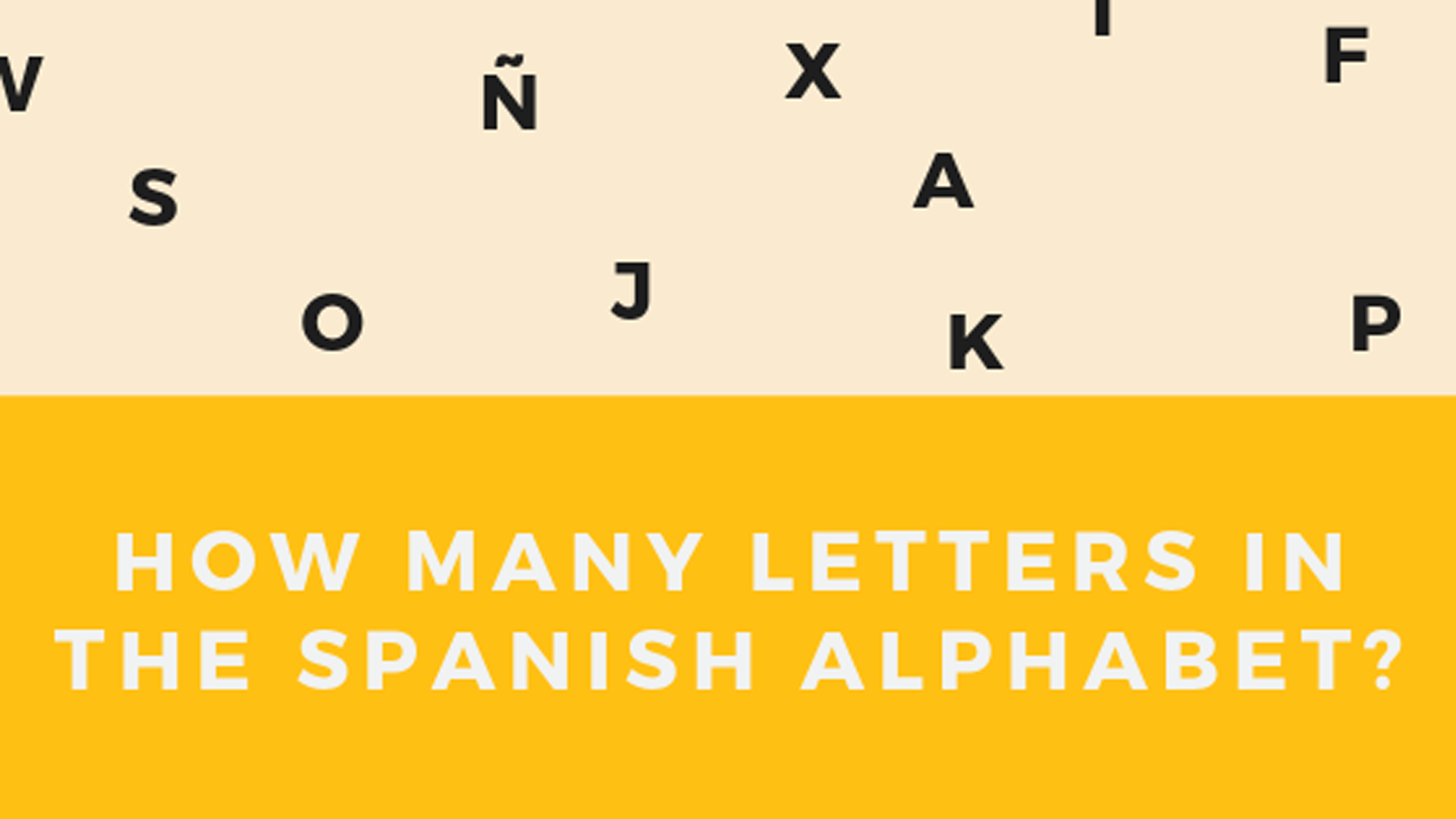 How Many Letters Are in the Spanish Alphabet? | SPEAKADA