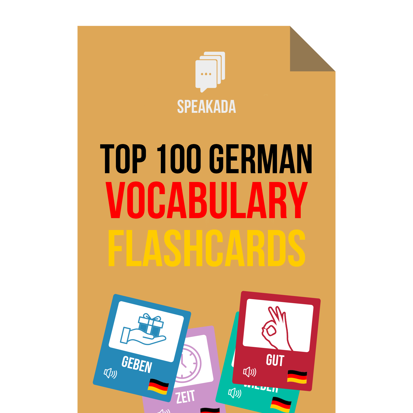 Anki German Flashcards Bundle | SPEAKADA