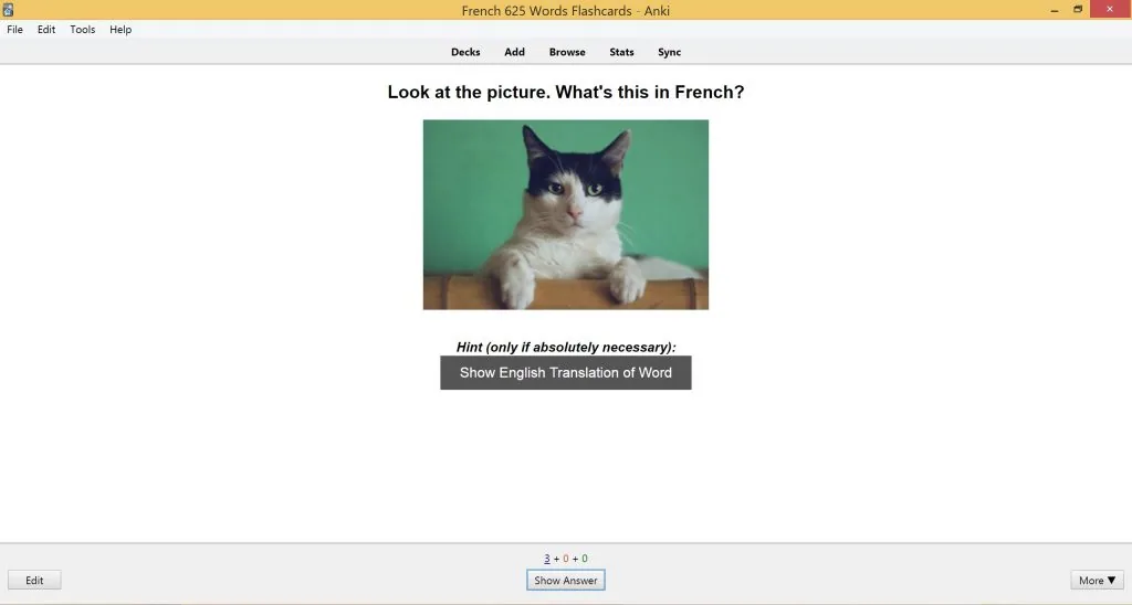 Speakada French 625 Words Flashcard