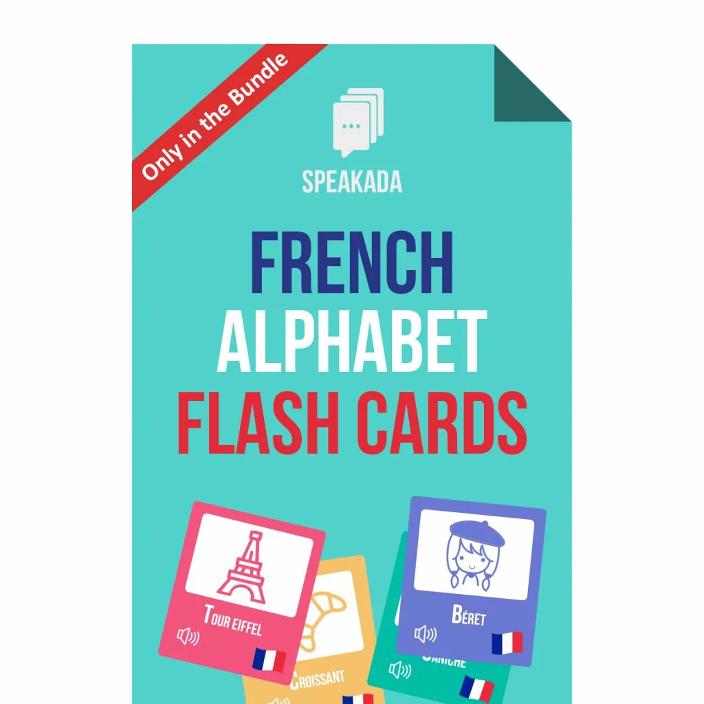 French Alphabet Flashcards