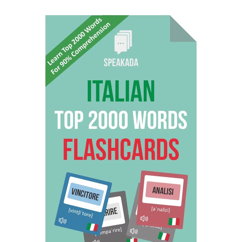 Italian Top 2000 Words cover