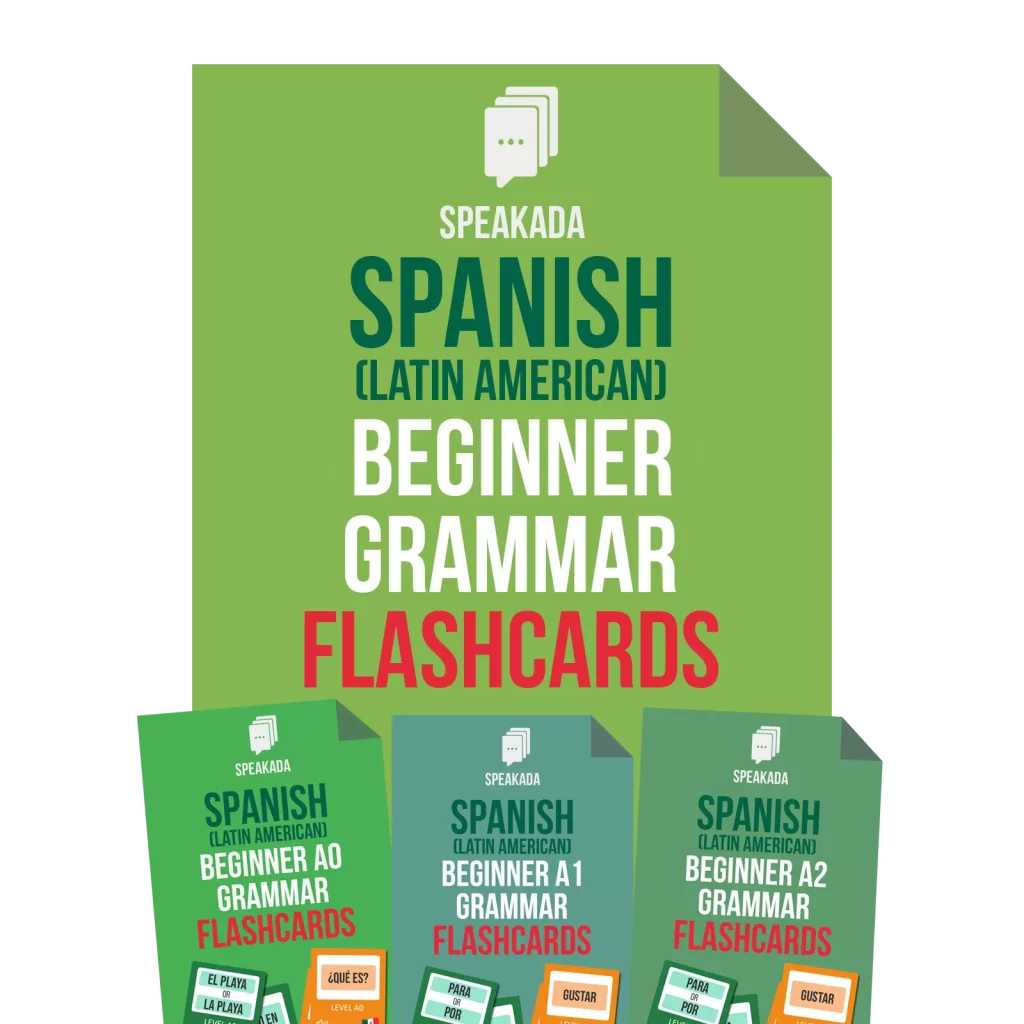 Spanish Beginner Grammar (A0–A2) cover