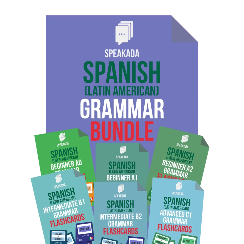 Spanish Grammar Bundle