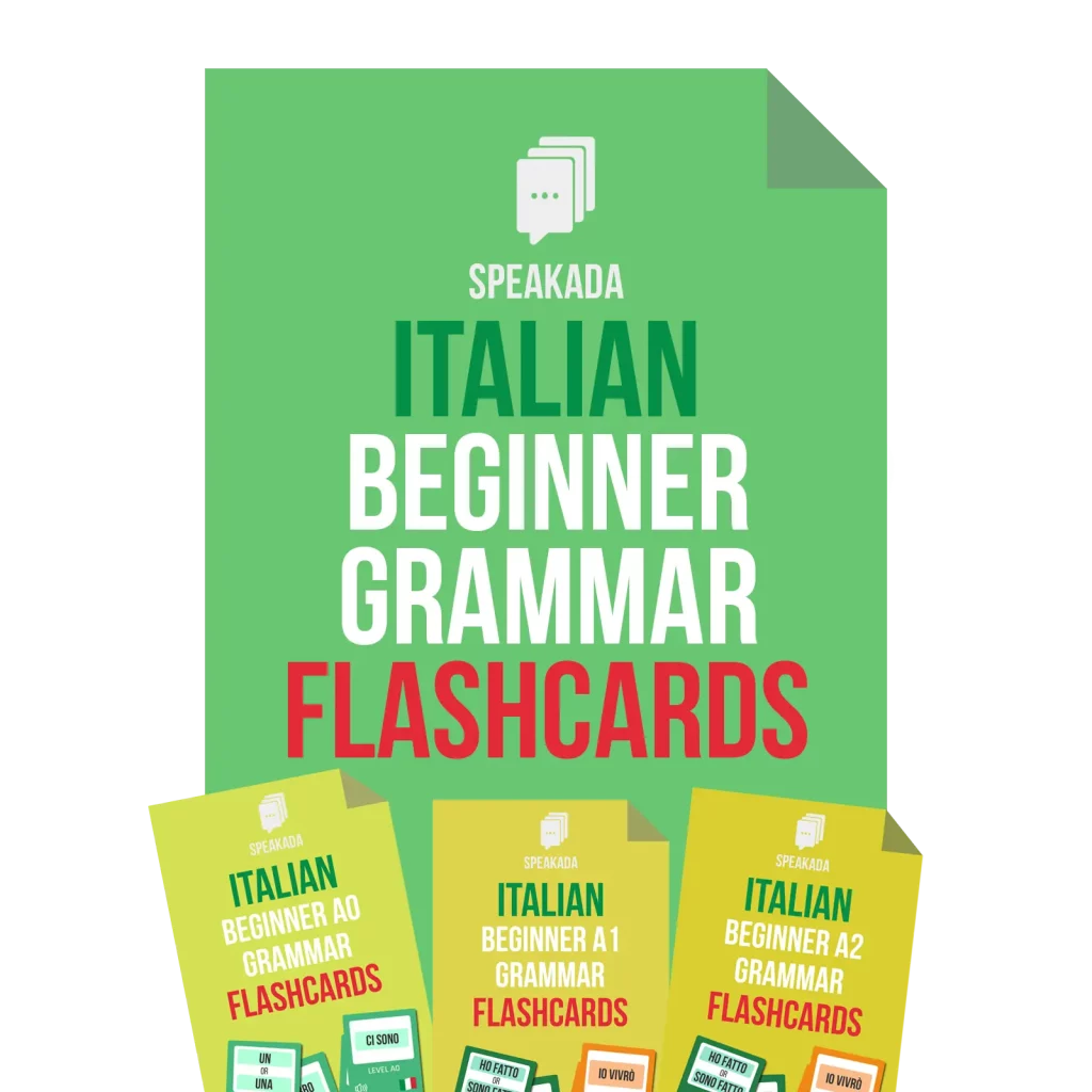Italian Grammar Beginner (A0, A1 & A2) cover
