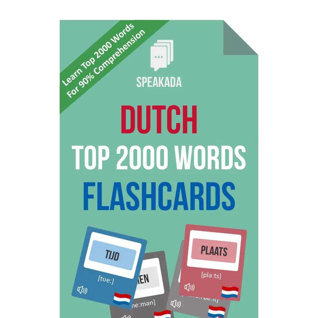 Dutch Top 2000 Words Flashcards