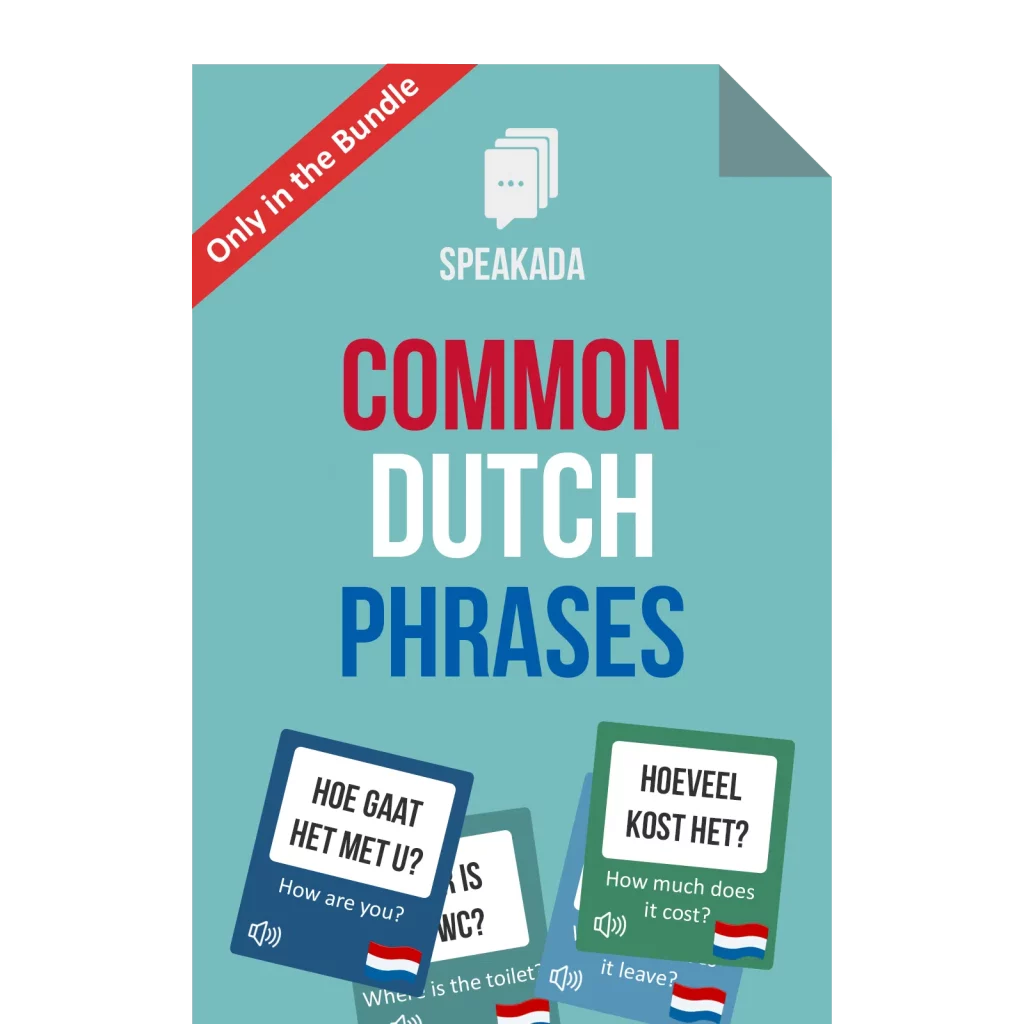 Dutch Common Phrases Flashcards