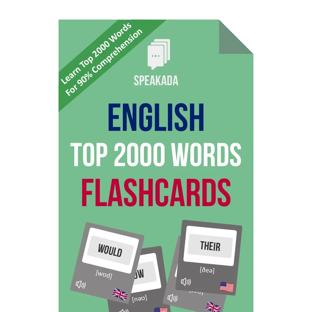 English Top 2000 Words cover