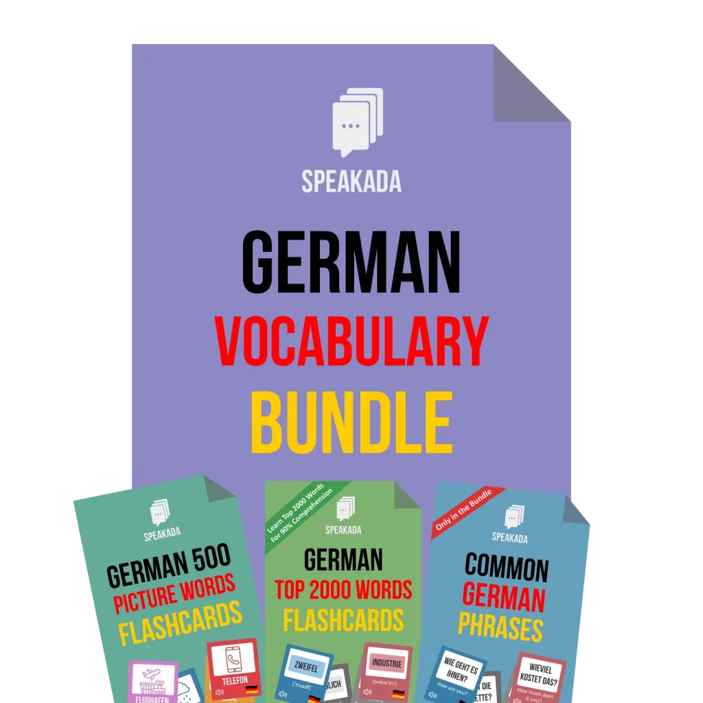 German Vocabulary Bundle