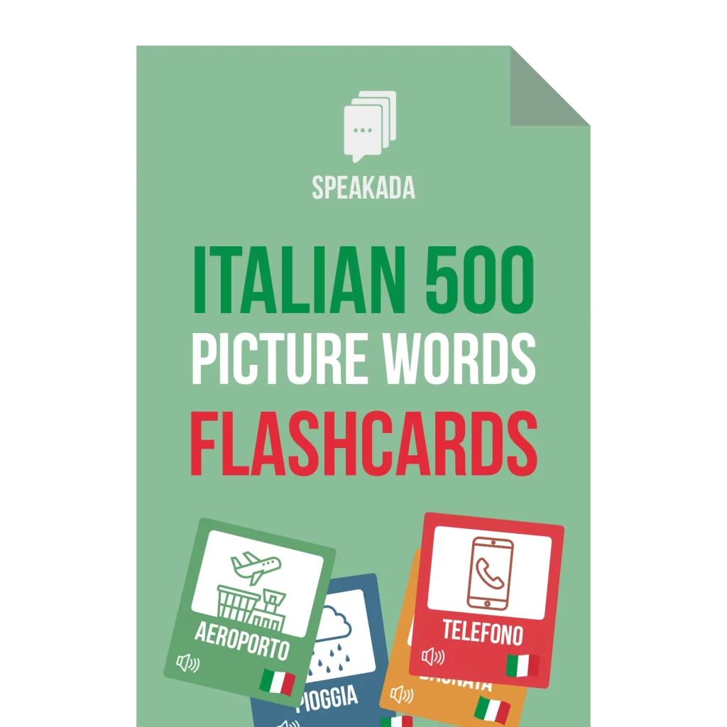 Italian 500 Picture Words cover