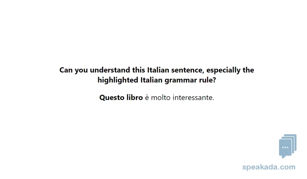 Comprehension Card