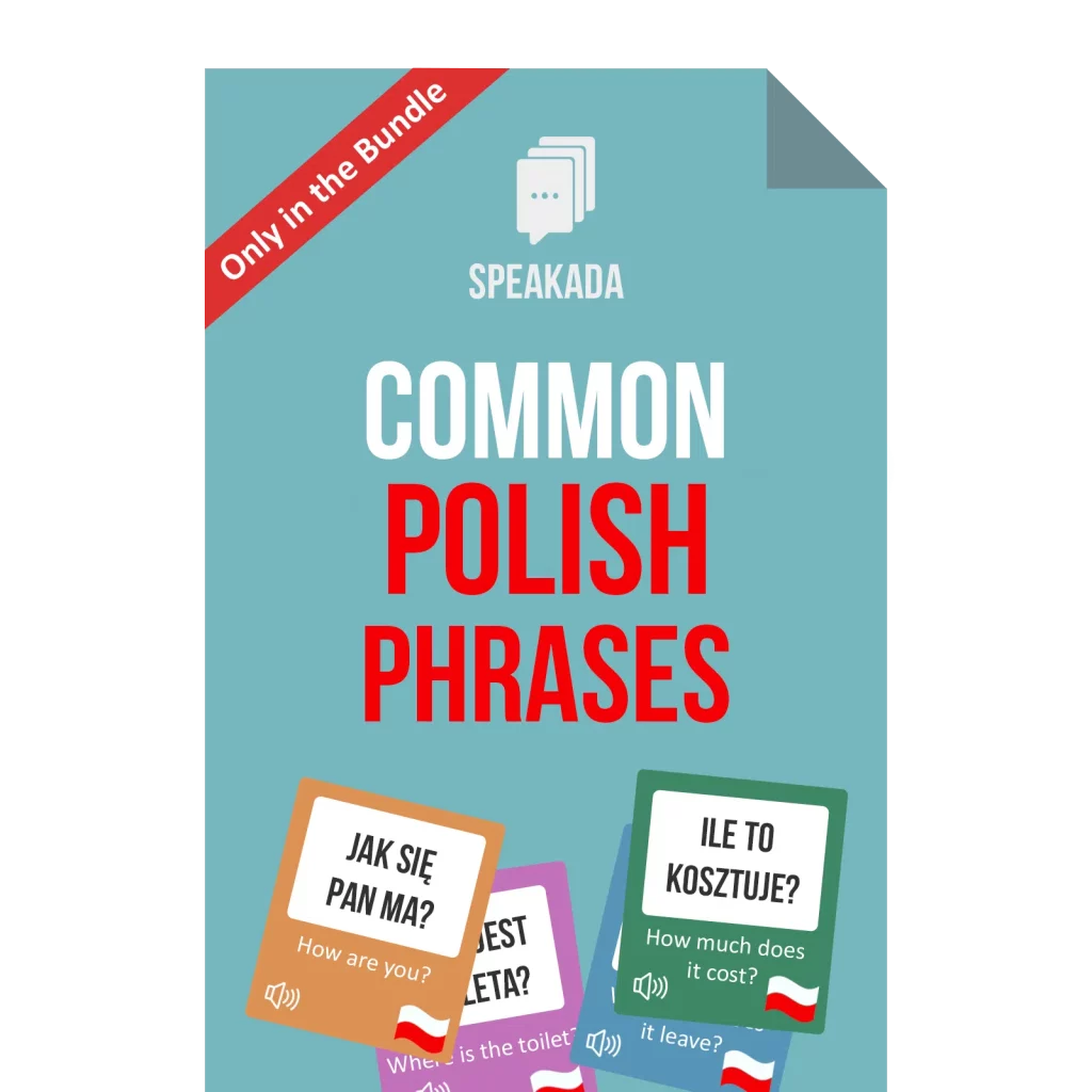 Polish Common Phrases Flashcards