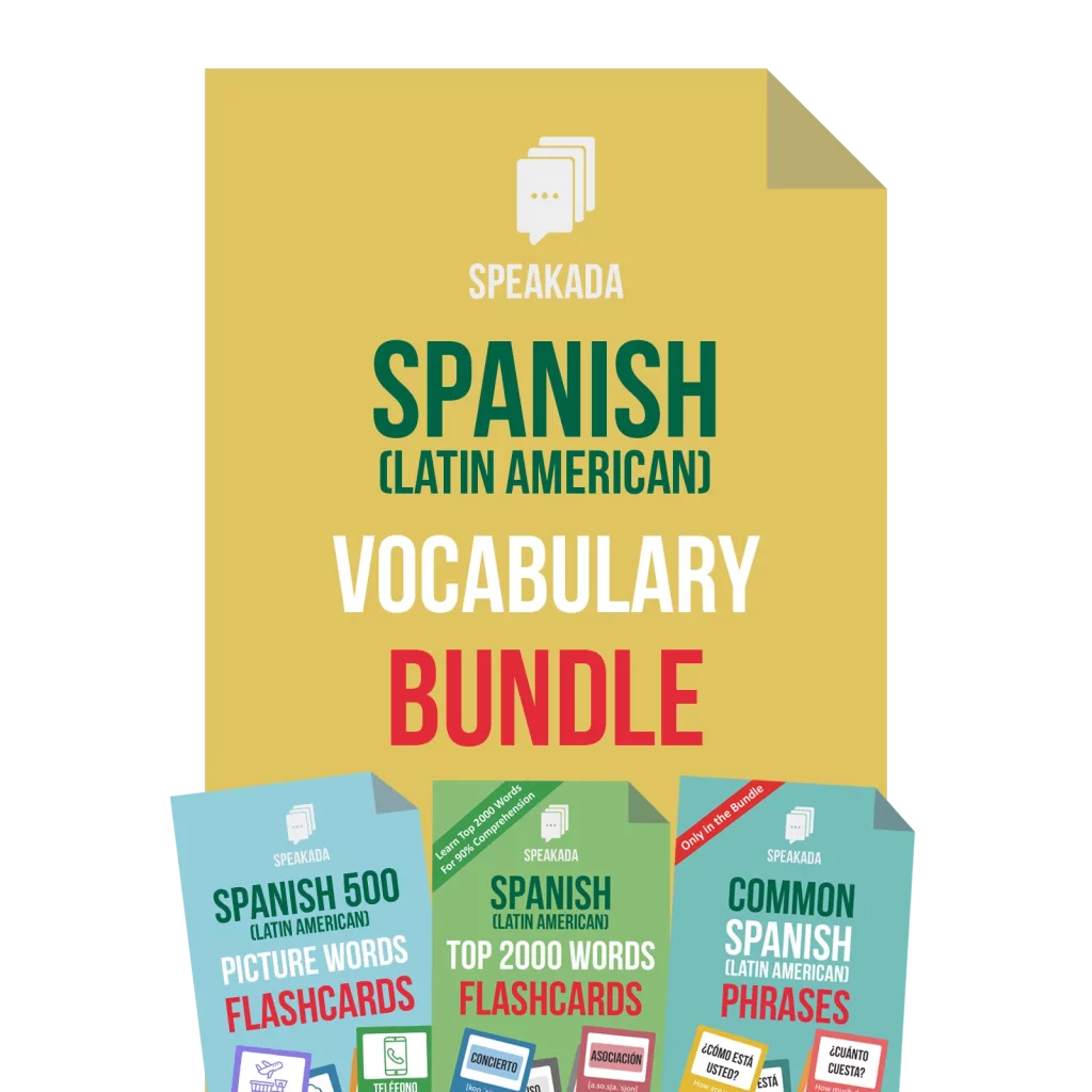 Spanish Vocabulary Bundle