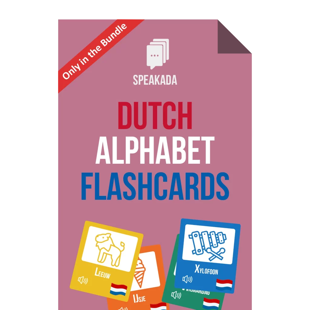 Dutch Alphabet Flashcards