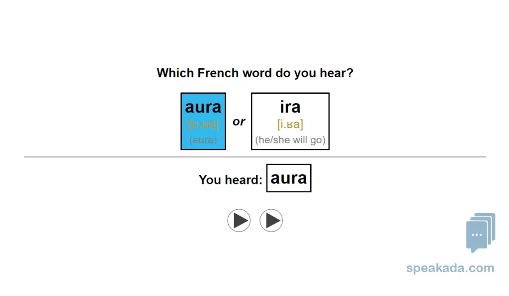 Card showing the single-sound difference highlighted in IPA