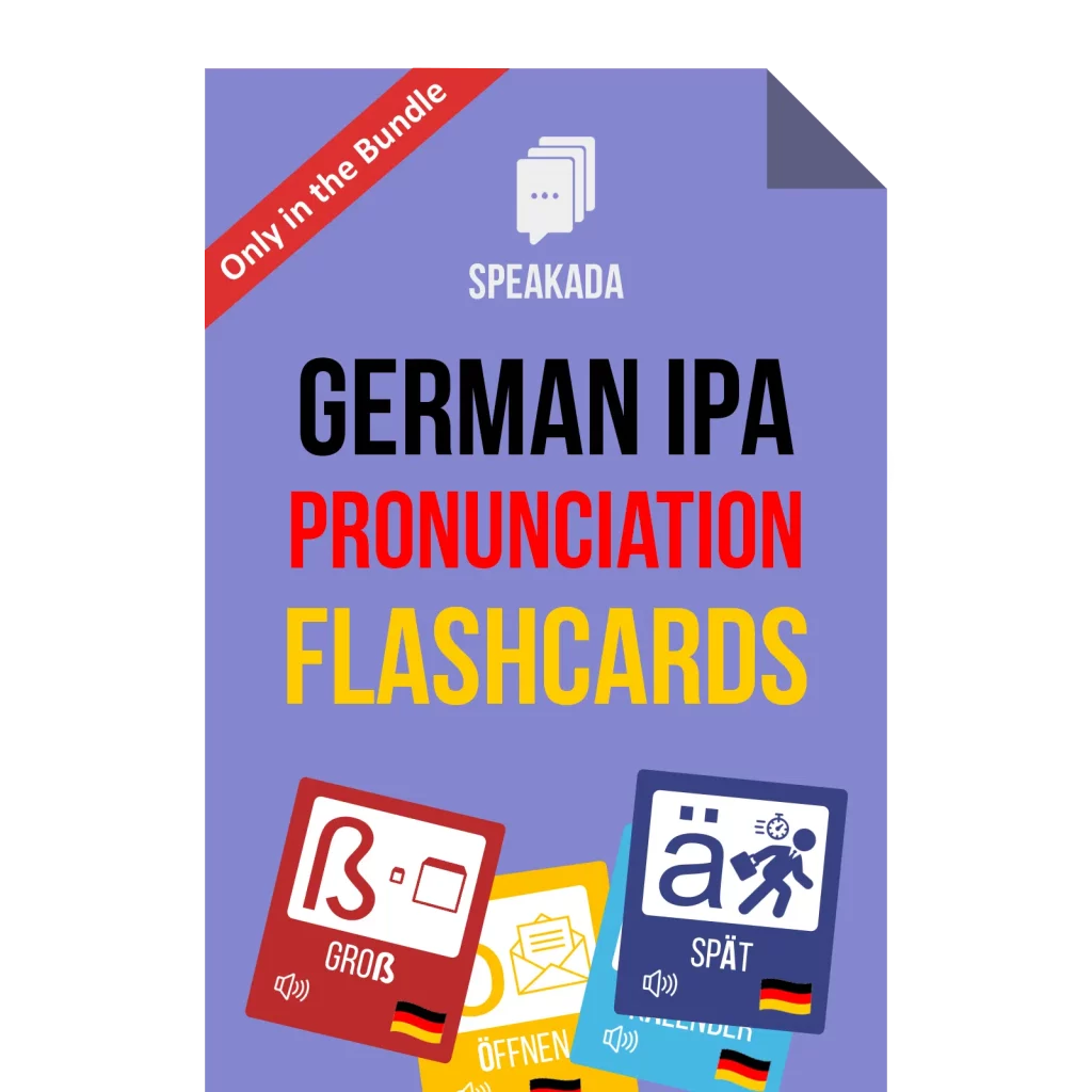 German IPA Flashcards