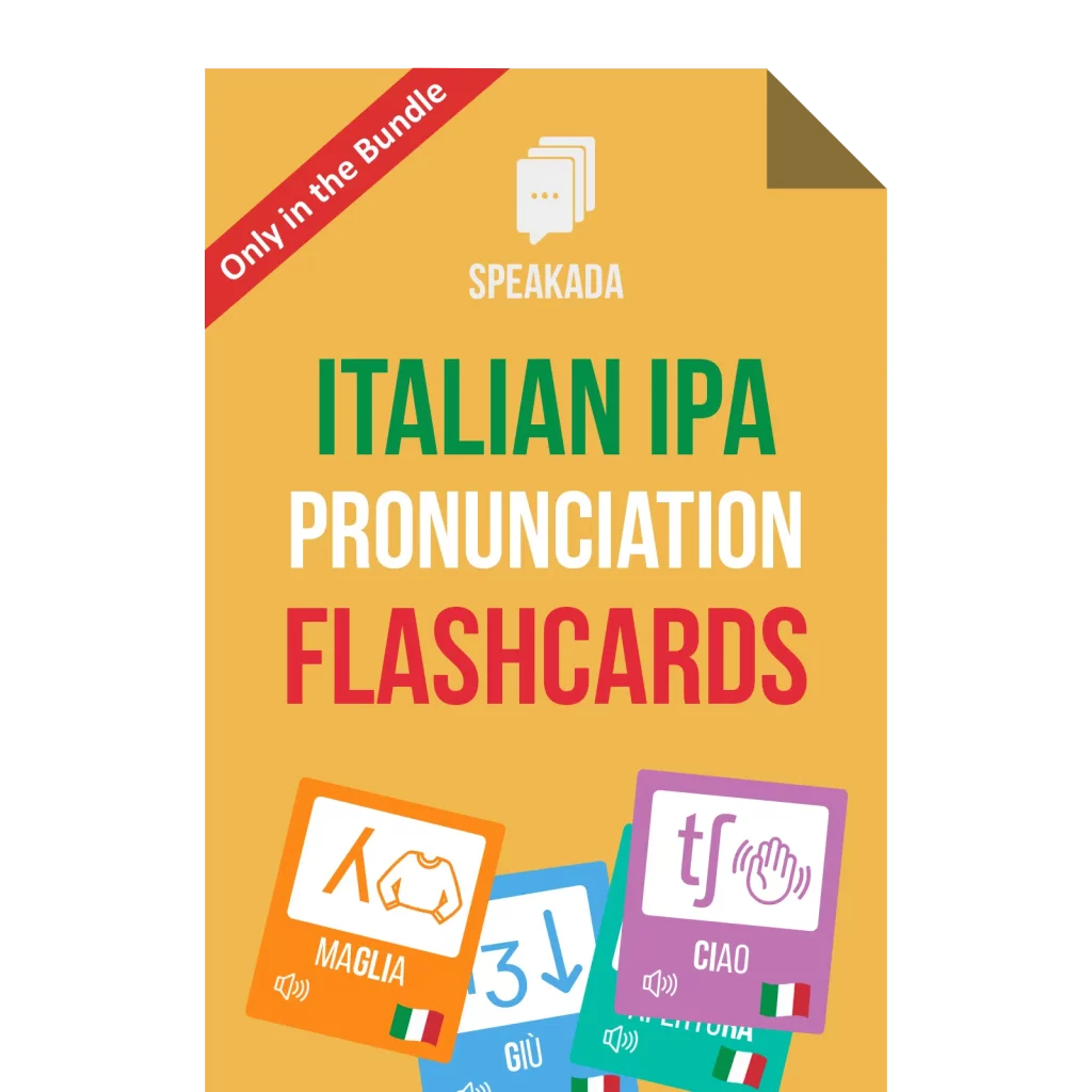 Italian IPA Flashcards cover