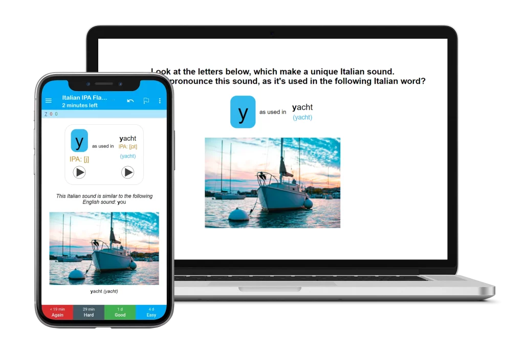 Italian IPA Flashcards on Anki