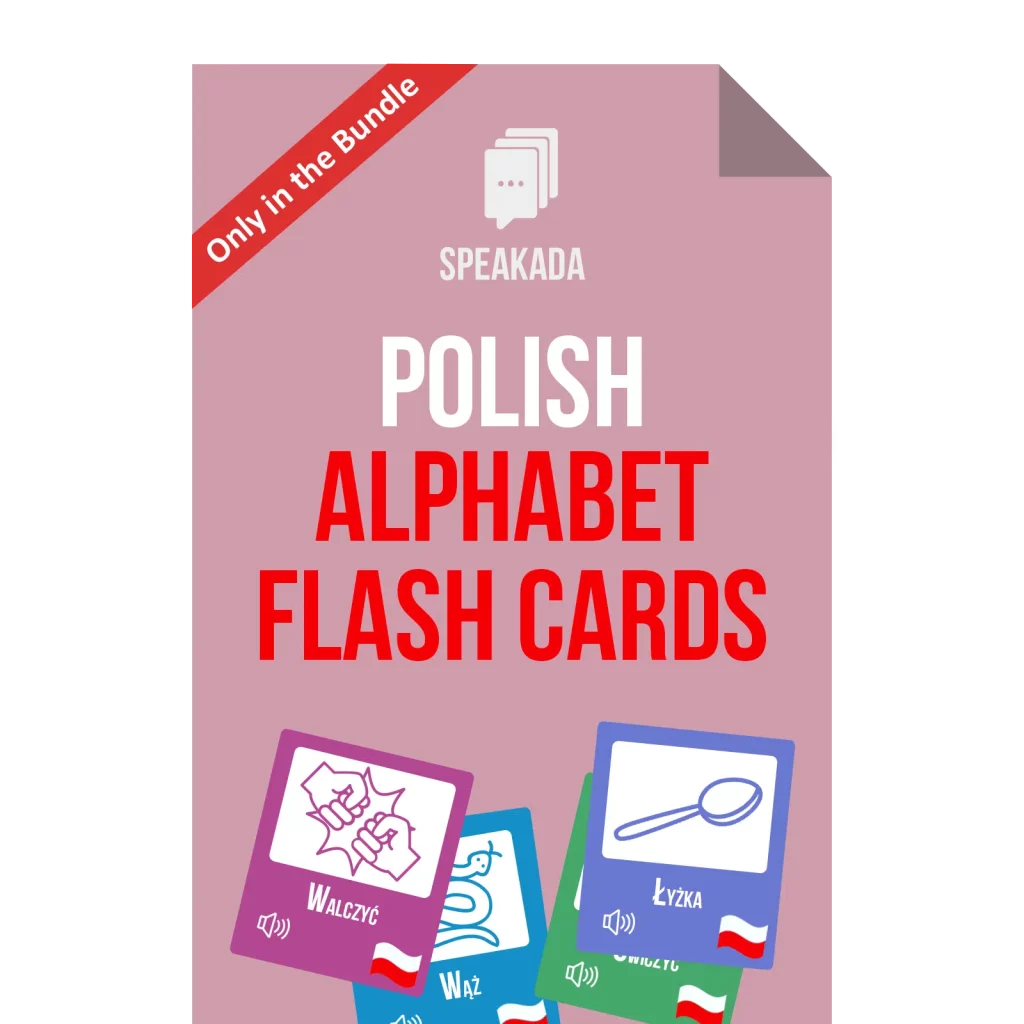 Polish Alphabet Flashcards cover
