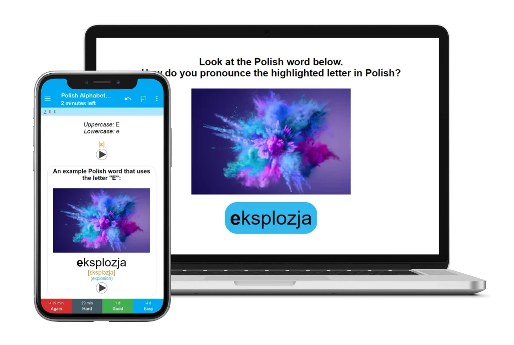 Polish Alphabet Flashcards on Anki