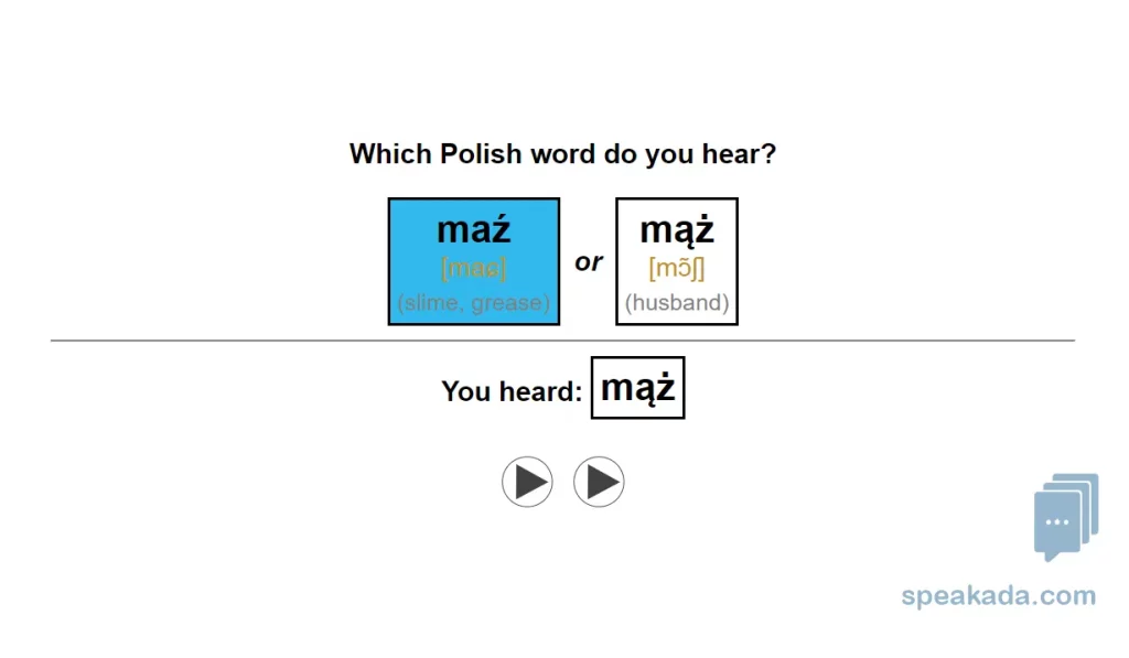 Card showing the single-sound difference highlighted in IPA