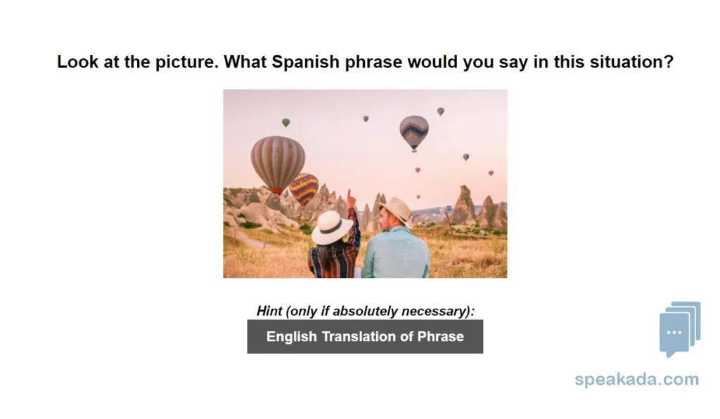 Spanish Common Phrases Flashcards example flashcard