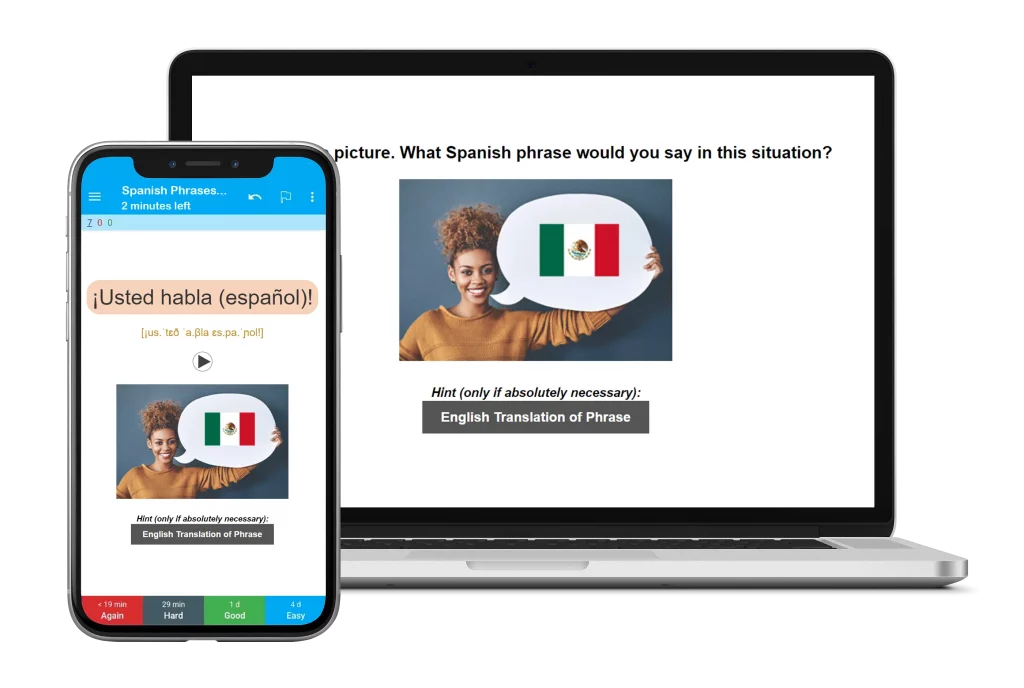 Spanish Common Phrases Flashcards on Anki