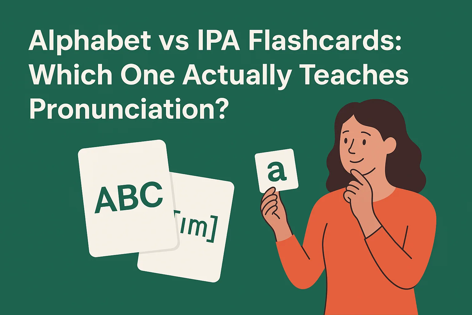 Alphabet vs. IPA Flashcards: Which One Actually Teaches Pronunciation?