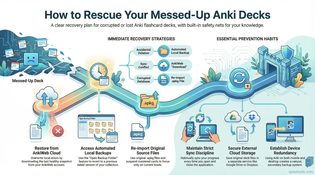 What to Do When You Mess Up Your Anki Language Learning Decks