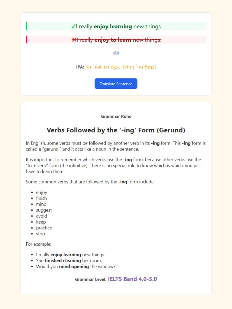 Front of Fill-in-the-Blank card: produce the correct grammatical form to complete the sentence
