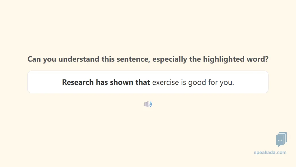 Card variation 2 — the word embedded in an academic sentence