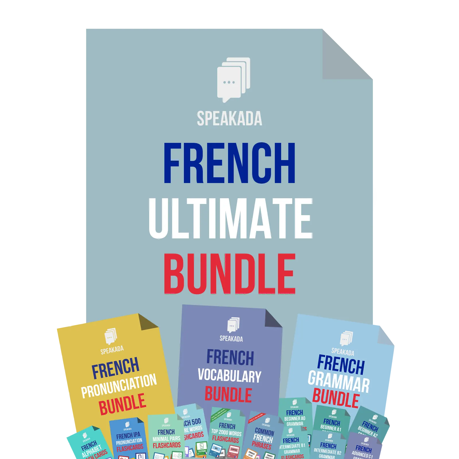 Ultimate French Flashcards Bundle