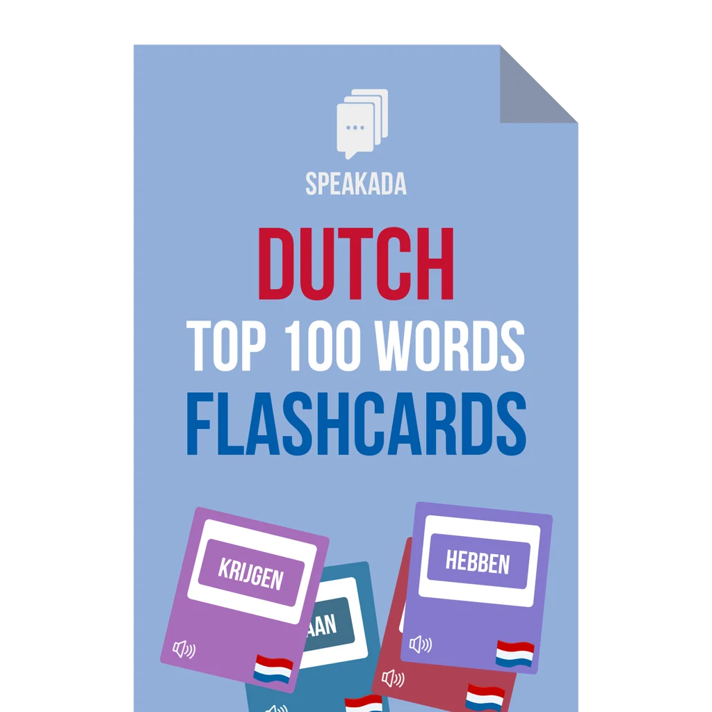 Dutch Top 100 Words Flashcards