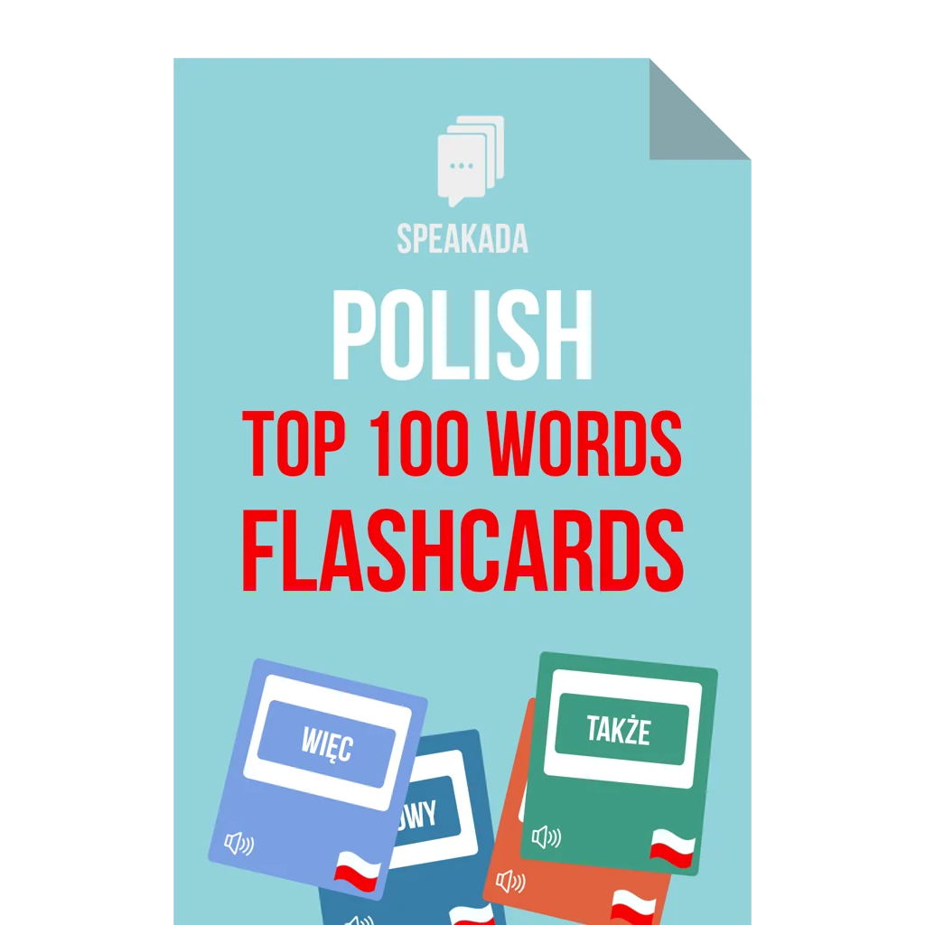 Polish Top 100 Words Flashcards