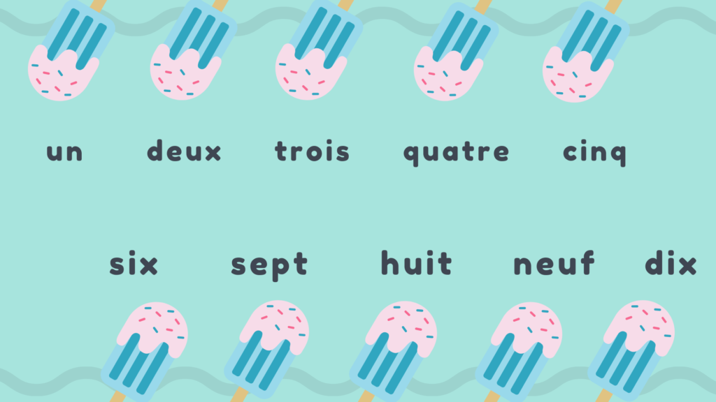 How To Count To 3 In French