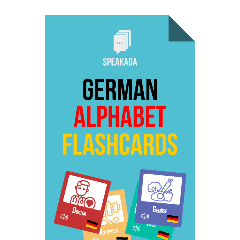 Anki German Pronunciation Flashcards Bundle | SPEAKADA