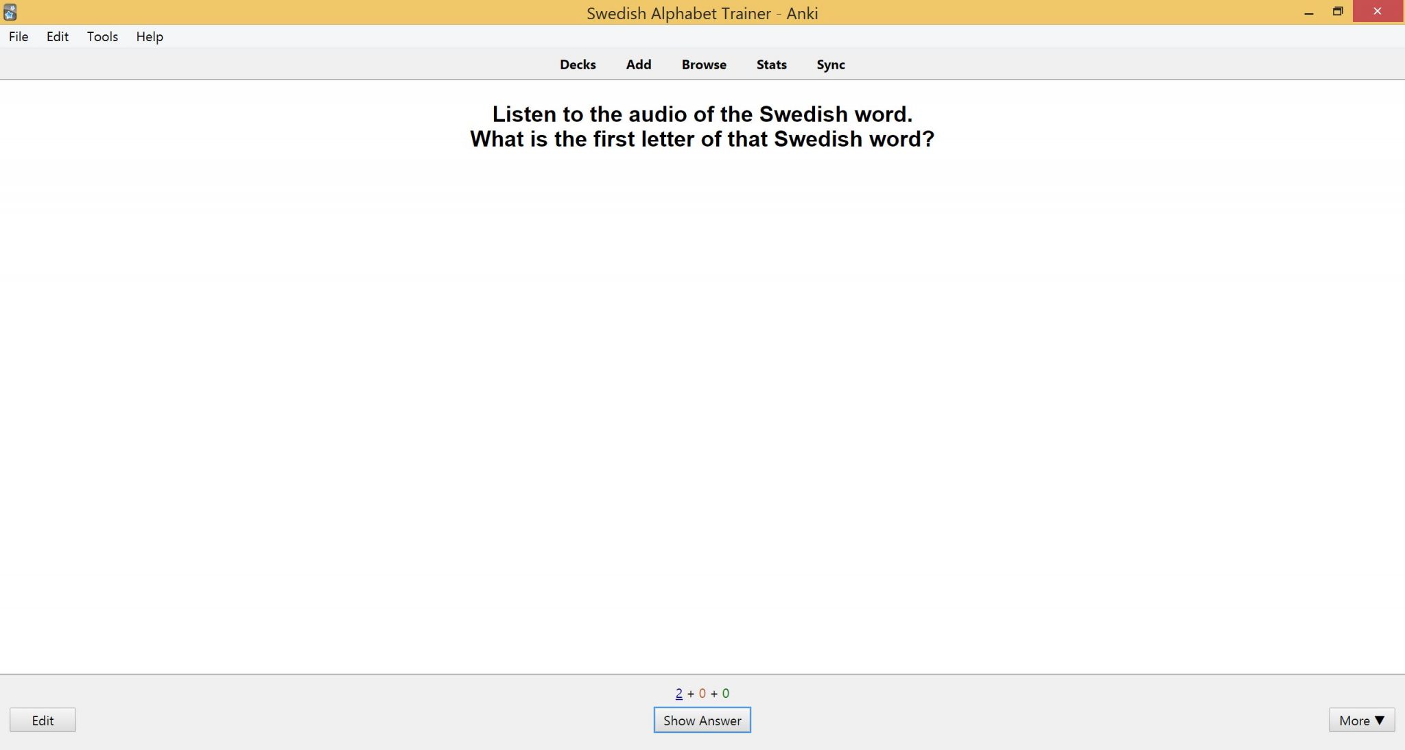 Learn Swedish Alphabet Pronunciation Flashcards With Anki SPEAKADA