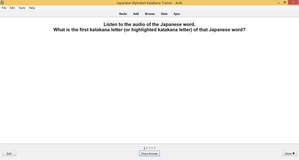 Japanese Alphabet Katakana Flashcards With Anki for Beginners – SPEAKADA