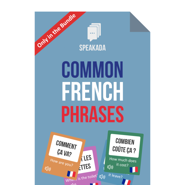 Common French Phrases Anki Flashcards SPEAKADA