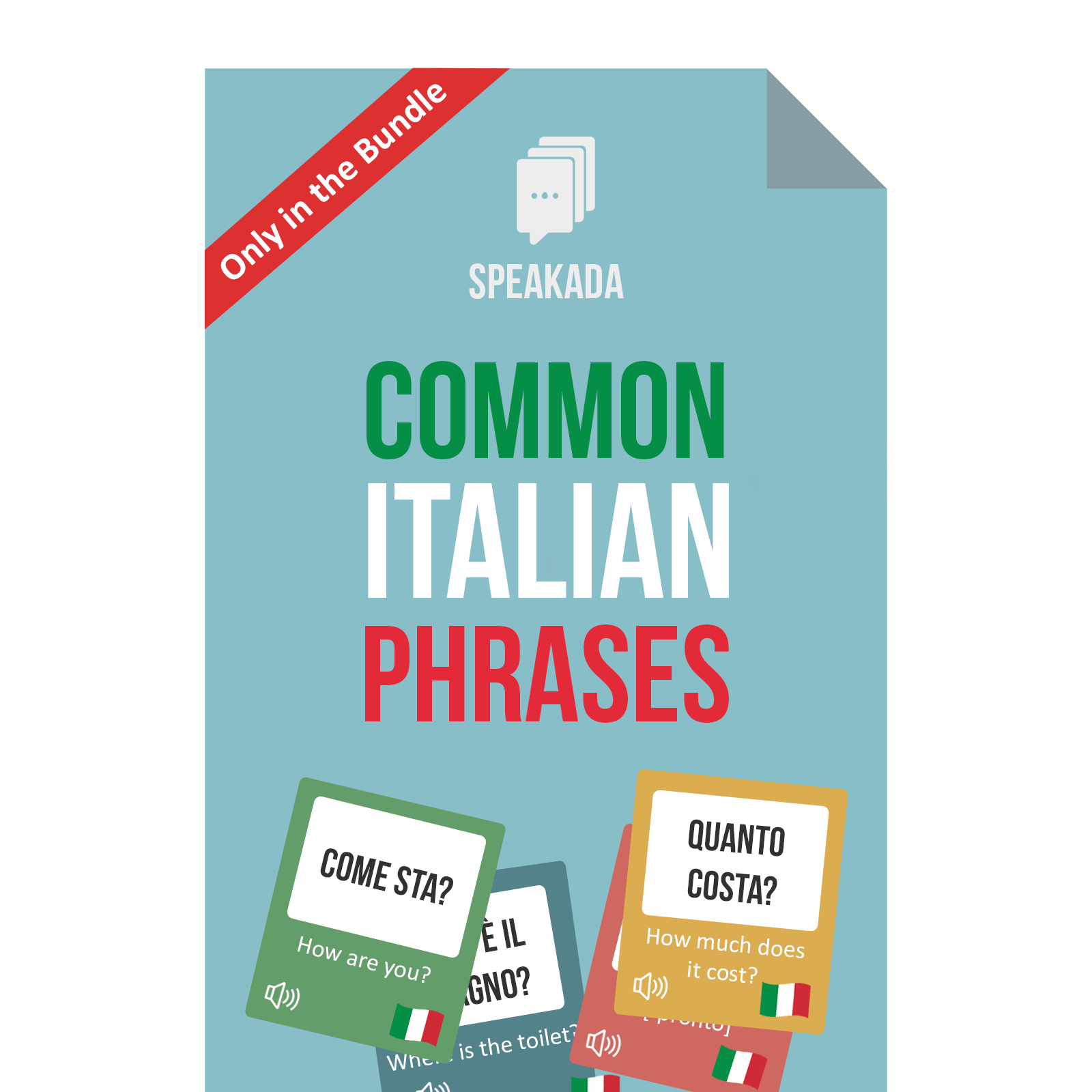 Common Italian Phrases Anki Flashcards | SPEAKADA