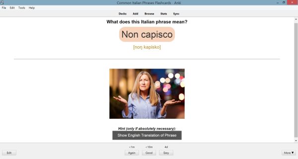 Anki Italian Vocabulary Flashcards Bundle | SPEAKADA