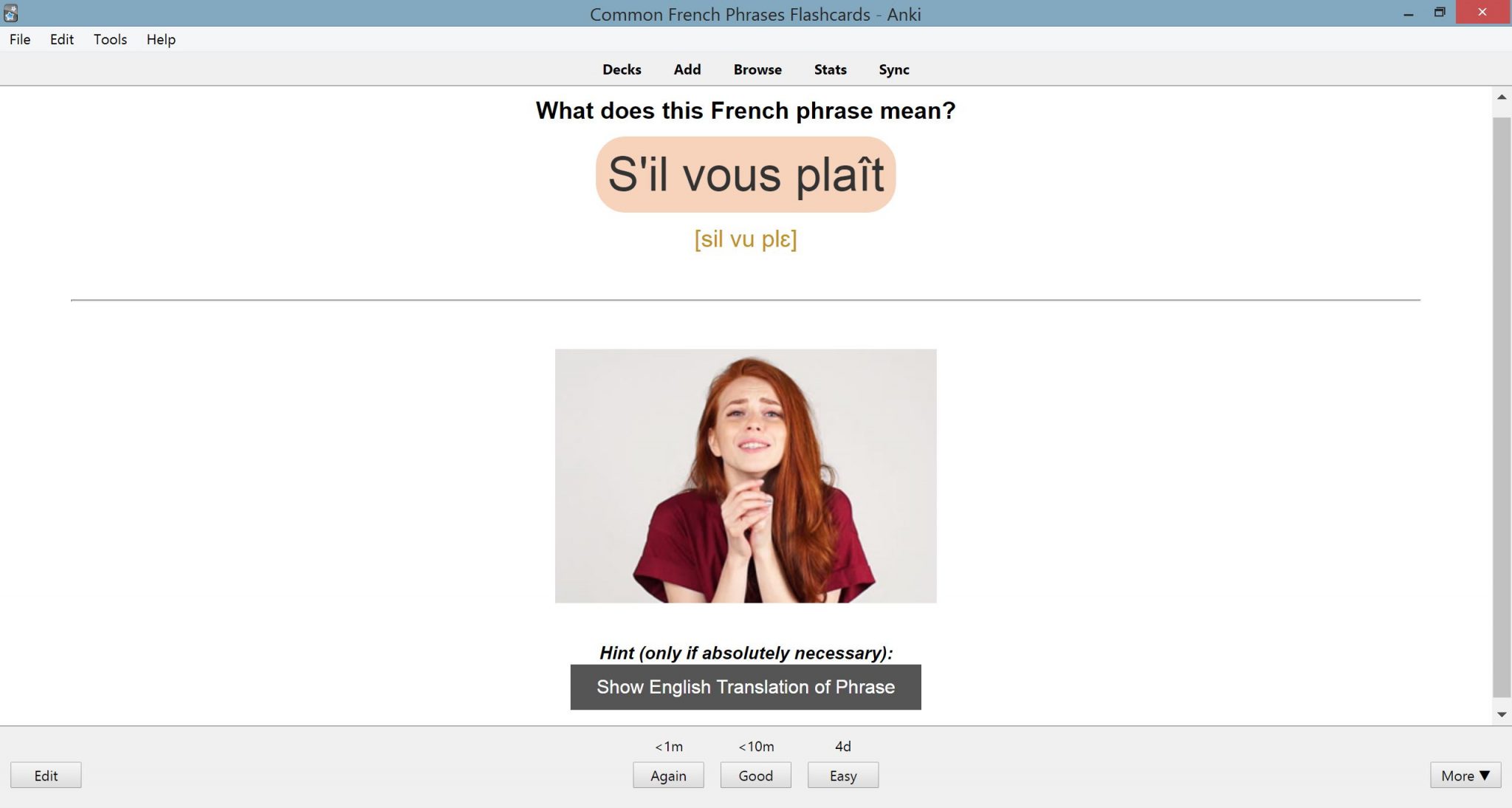 Common French Phrases Anki Flashcards SPEAKADA