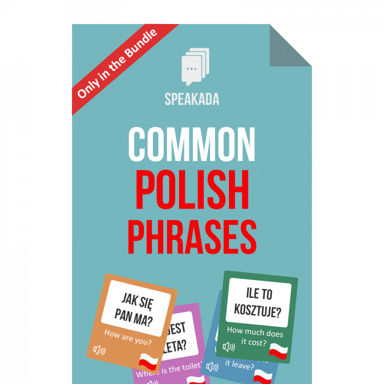 Common Polish Phrases Anki Flashcards SPEAKADA