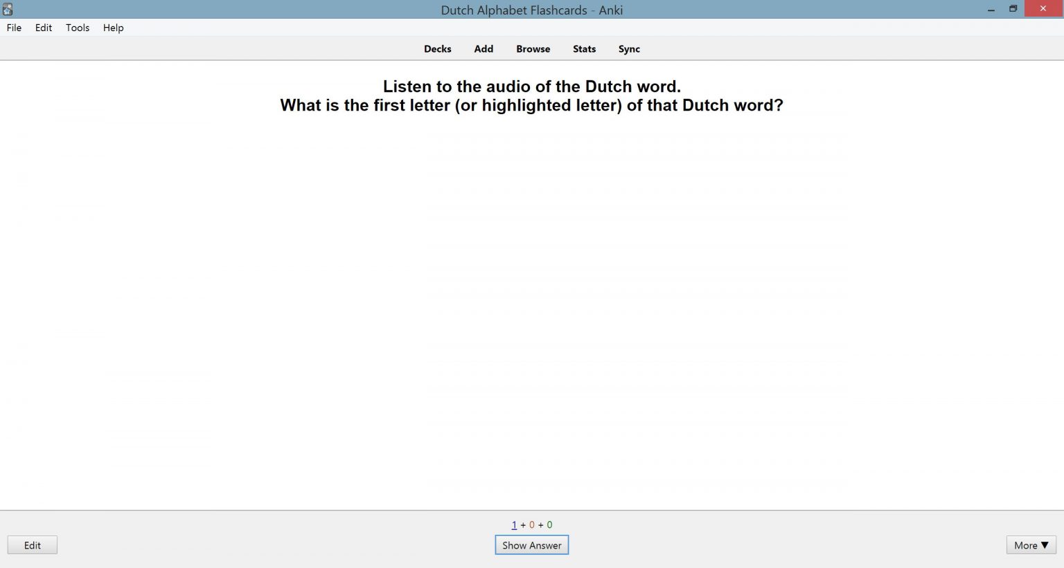 Dutch Alphabet Flashcards Anki for Beginners SPEAKADA