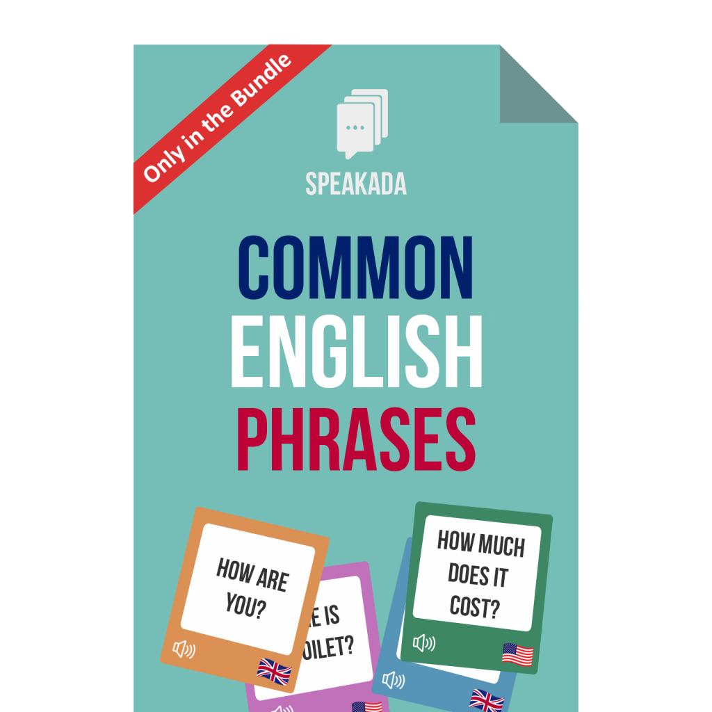 Common English Phrases Anki Flashcards | SPEAKADA