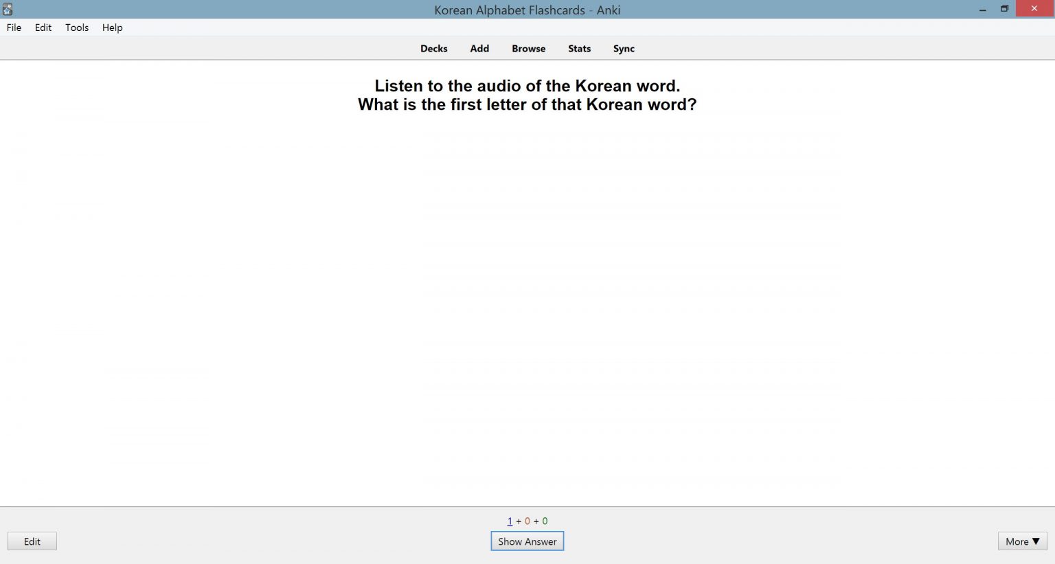 Anki Korean Alphabet Flashcards For Beginners | SPEAKADA