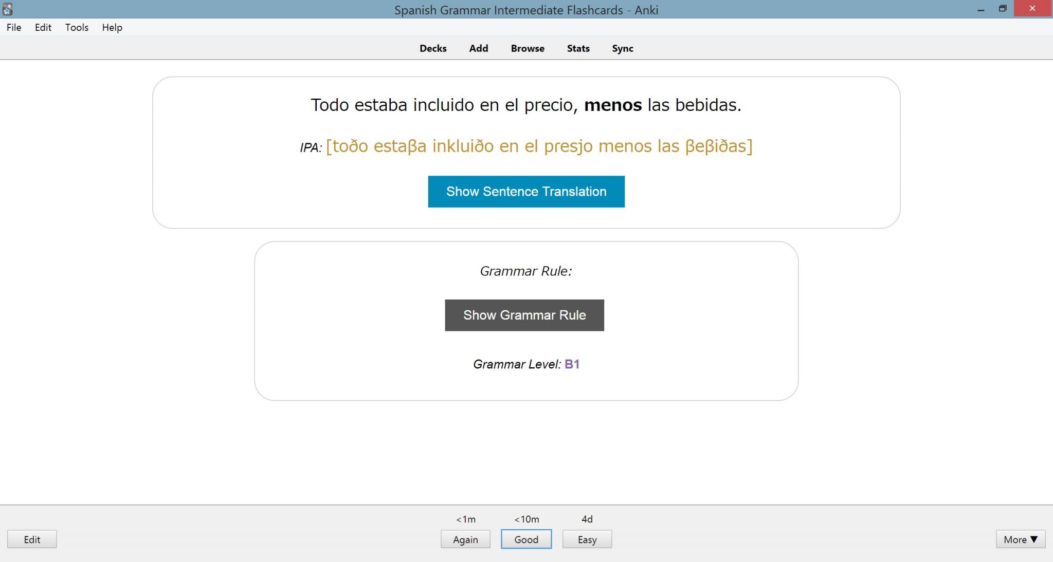 Spanish Grammar Intermediate Flashcards (B1&B2) – SPEAKADA