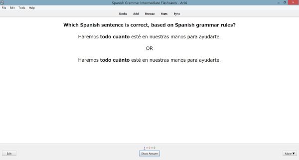 Spanish Grammar Intermediate Flashcards (B1&B2) – SPEAKADA