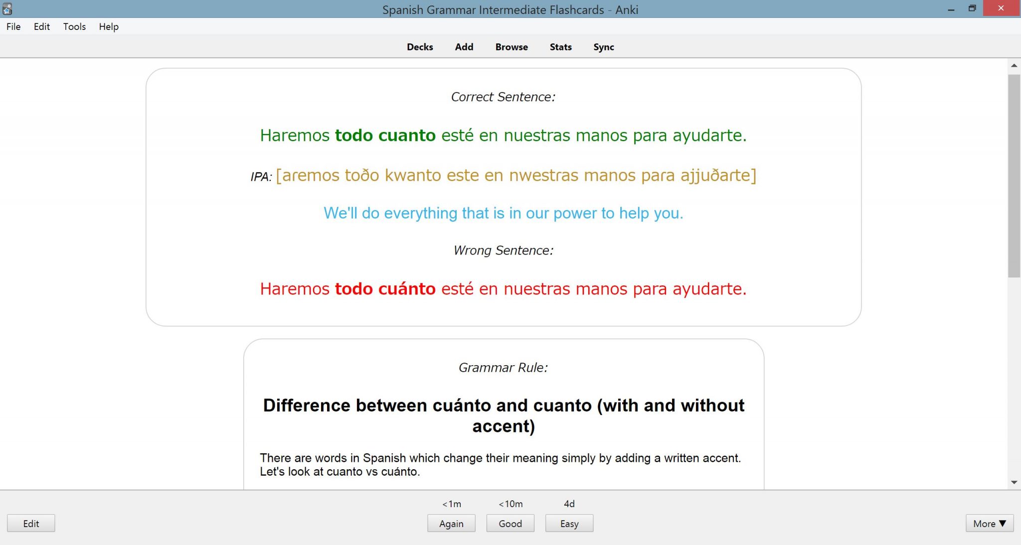 Spanish Grammar Intermediate Flashcards (B1&B2) – SPEAKADA