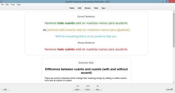 Spanish Grammar Intermediate Flashcards (B1&B2) – SPEAKADA